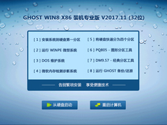 GHOST WIN8 X86 装机专业版 V2017.11(32位)