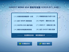 GHOST WIN8 X64 装机专业版 V2019.07（64位）