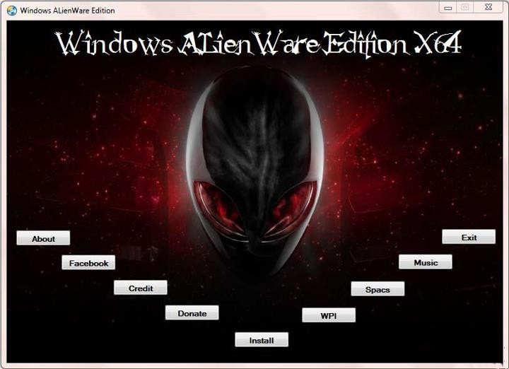 外星人Alienware OEM原版系统Win7 64位 V2021.01