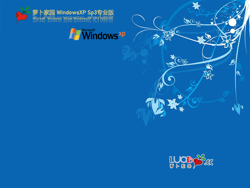 萝卜家园WindowsXP Sp3专业版 V2021.05