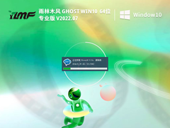 [极致优化] 雨林木风Ghost Win10 64位 专业稳定装机版 V2022.07