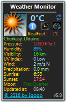 С(weather monitor) V5.9