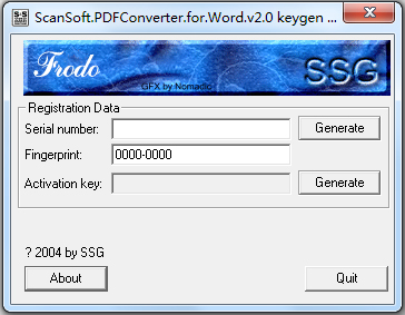 ScanSoft PDF Converter(PDFת)ע V2.0 ɫ