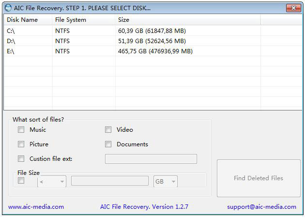 AIC File Recovery
