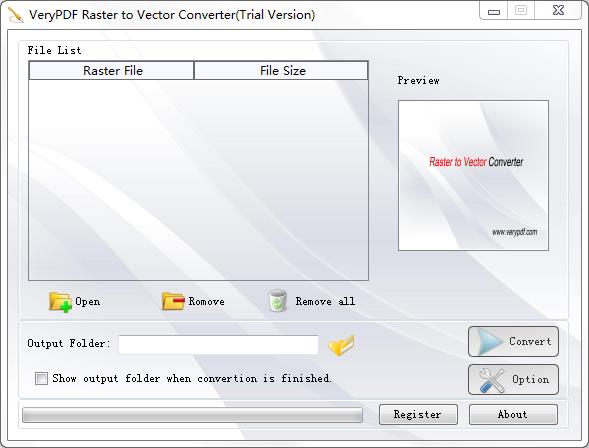 VeryPDF Raster to Vector Converter