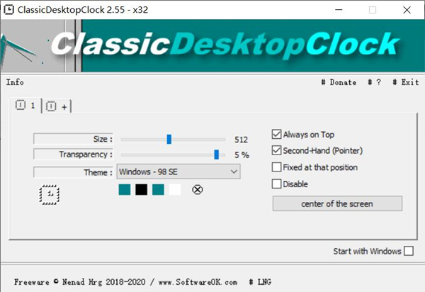 ClassicDesktopClock 32λ