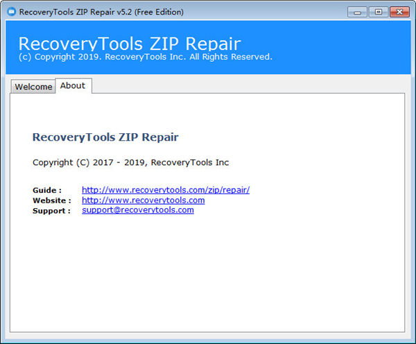 RecoveryTools ZIP Repair