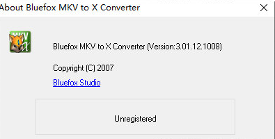 Bluefox MKV to X Converter