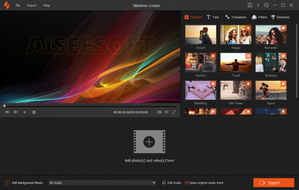 Aiseesoft Slideshow Creator(幻灯片制作器)最新免费版下载1.0.26