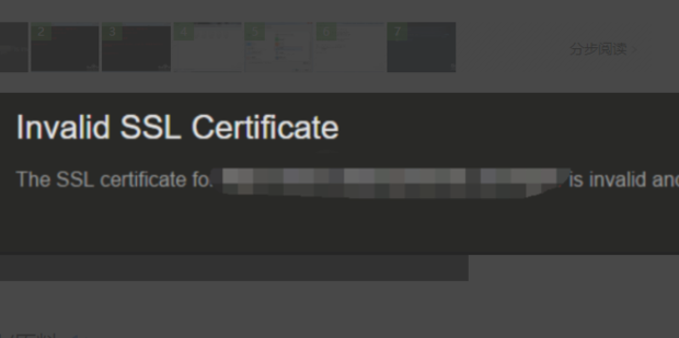Steamʾinvalid ssl certificate