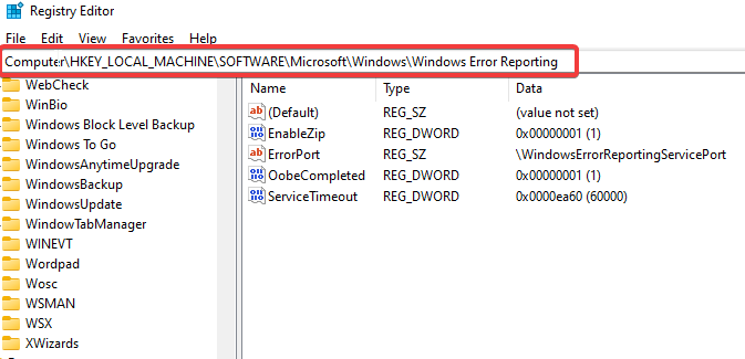 win11如何关闭Windows错误报告？