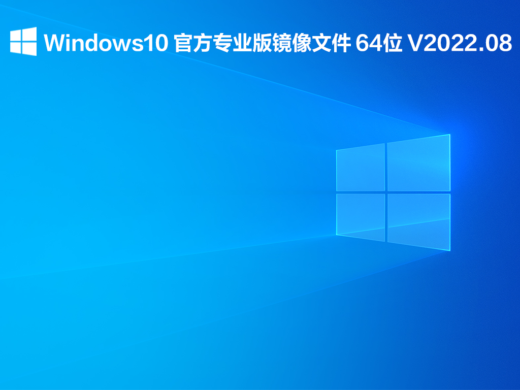 Windows10 官方专业版镜像文件 64位 V2022.08